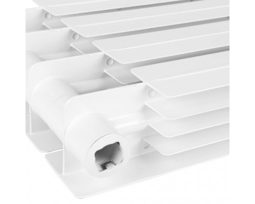 Радиатор биметаллический STOUT STYLE 350 8 секций боковое подключение (белый RAL 9010) SRB-0110-035008 (SRB-0110-035008)