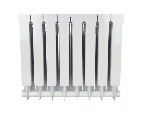 Радиатор биметаллический STOUT VEGA 500 8 секций боковое подключение (белый RAL 9016) SRB-1310-050008 (SRB-1310-050008)