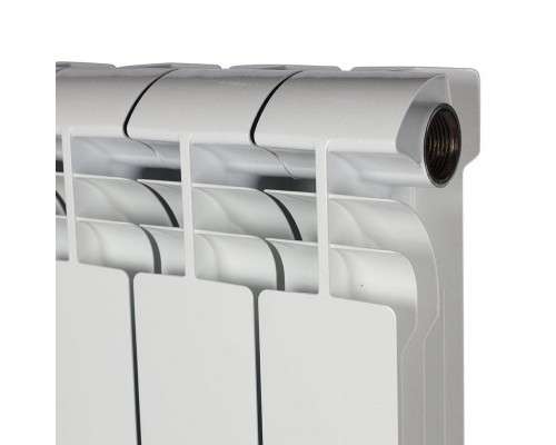 Радиатор биметаллический STOUT VEGA 500 8 секций боковое подключение (белый RAL 9016) SRB-1310-050008 (SRB-1310-050008)