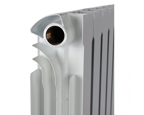 Радиатор биметаллический STOUT VEGA 500 8 секций боковое подключение (белый RAL 9016) SRB-1310-050008 (SRB-1310-050008)