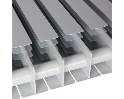 Радиатор биметаллический STOUT VEGA 500 8 секций боковое подключение (белый RAL 9016) SRB-1310-050008 (SRB-1310-050008)