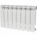 Радиатор алюминиевый STOUT ALPHA 350 8 секций боковое подключение (белый RAL 9016) SRA-2310-035008 (SRA-2310-035008)