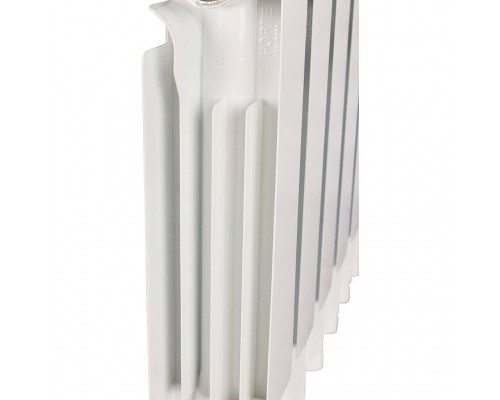 Радиатор алюминиевый STOUT ALPHA 350 10 секций боковое подключение (белый RAL 9016) SRA-2310-035010 (SRA-2310-035010)