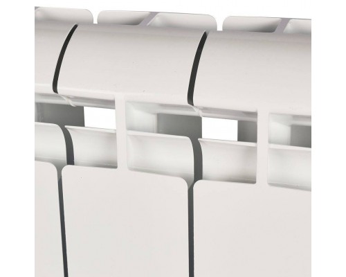 Радиатор алюминиевый STOUT ALPHA 350 10 секций боковое подключение (белый RAL 9016) SRA-2310-035010 (SRA-2310-035010)