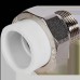 Муфта комбинированная Pro Aqua d=32-1 PP-R разъемная (американка) НР Белая (PA21018)