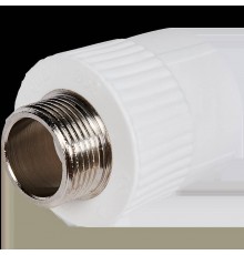 Муфта комбинированная Pro Aqua d= 32-3/4 PP-R НP Белая (PA23016P)