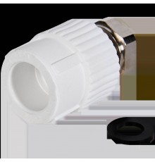 Муфта Pro Aqua d=20-1/2 PP-R с накидной гайкой Белая (PA29008)