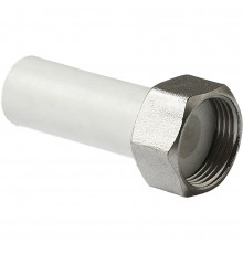 Штуцер Pro Aqua d=32-1.1/4 PP-R с накидной гайкой Белый (PA70016)