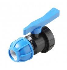 Кран муфта шаровой Pro Aqua ПНД UNIO D 63x2 вр (9910000000F063)