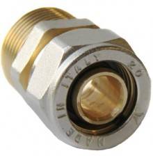Муфта с НР (компресс.) Pro Aqua D 16x3/4 (K01-16-M20)