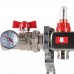 Коллектор из нержавеющей стали в сборе с расходомерами ROMMER 7 выходов (RMS-1210-000007)