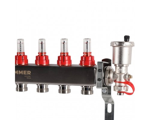 Коллектор из нержавеющей стали в сборе с расходомерами ROMMER 7 выходов (RMS-1210-000007) Коллектор из нержавеющей стали в сборе с расходомерами ROMMER 7 выходов (RMS-1210-000007)