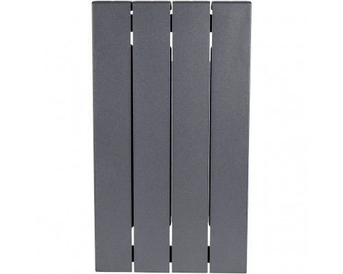 Радиатор биметаллический RIFAR SUPReMO 500 4 секции боковое подключение (Антрацит) 4RS50-4-TI (4RS50-4-TI)