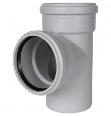 Тройник канализационный бесшумный STOUT D 110 x 110 / 87,5° SKB-0016-111187 (SKB-0016-111187)