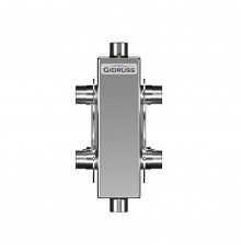 Гидравлический разделитель GIDRUSS GRSS-40-20 (нерж., до 40 кВт, G, сечение корпуса 60х60x2 мм) (12 00040 03)