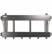 Модульный коллектор GIDRUSS MKSS-250-3x25 (до 250 кВт, 2 магистр. подкл. G 2, 3 контура G 1 вверх или вниз) (1R 02502 00)