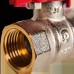 Кран шаровой ROMMER ВР/ВР, ручка бабочка 1/2 (RBV-0003-2110215)