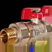 Кран шаровой с американкой ROMMER ВР/НР, ручка бабочка 3/4 (RBV-0005-2510220)