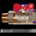 Кран шаровой с американкой ROMMER ВР/НР, ручка бабочка 3/4 (RBV-0005-2510220)