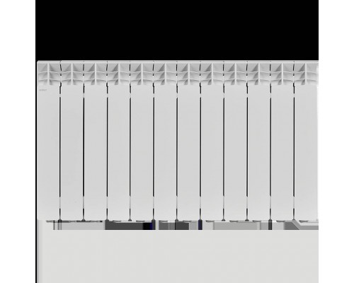 Радиатор алюминиевый STOUT GAMMA 500 12 секций боковое подключение (белый RAL 9010) SRA-3310-050012 (SRA-3310-050012)