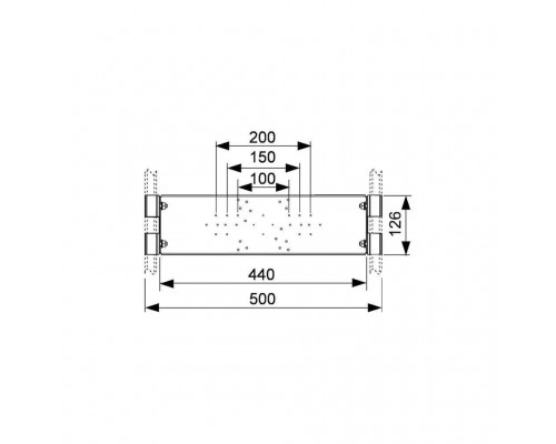 Монтажная пластина для сантехнической арматуры WALLBOX (WB 90204)