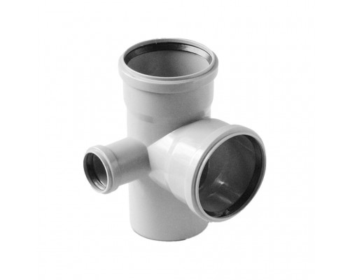 711587 PP Крестовина 2-х плоск. левая 110x110x50/87 (тройник универ. правый) (711587)