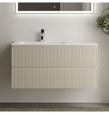 Тумба с раковиной Sancos Snob R 100 см, L, beige soft