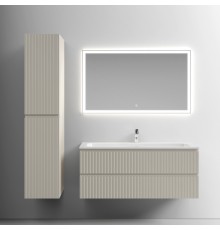 Мебель для ванной комнаты Sancos Snob T 120 см, beige soft, раковина CN7017