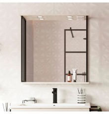 Зеркало Sanflor Бруклин 75, дуб крафт, с полкой