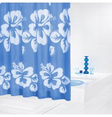 Штора для ванной Ridder Flowerpower 42353 синяя