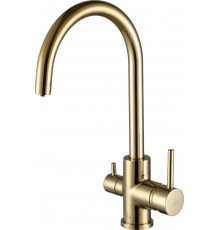 Смеситель для кухни Paulmark Essen Es213211-G золотой