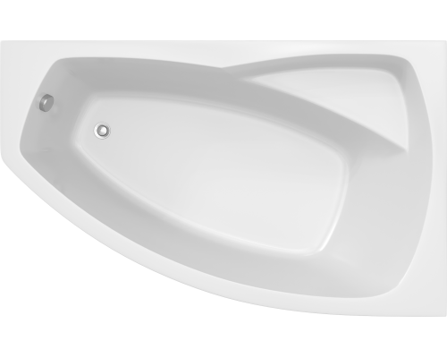 Акриловая ванна STWORKI Монтре R 170x105 см, угловая, с каркасом, асимметричная