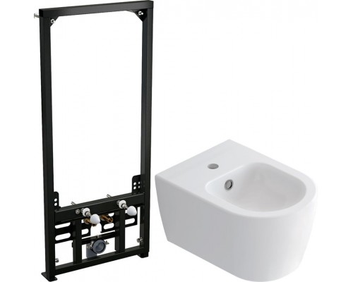 Комплект Биде STWORKI Ноттвиль K3106-2605 + Инсталляция AlcaPlast A105 /1120