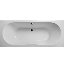 Акриловая ванна STWORKI Ольтен 170x70 см, пристенная, белая, на ножках, 170х70, с ножками