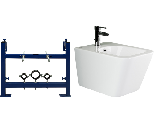 Комплект Биде Ceramicanova Metric CN3008 + Инсталляция STWORKI 540201