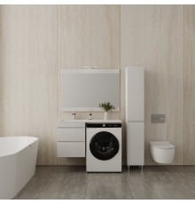 Мебель для ванной комнаты Style Line Даллас 110 Люкс Plus подвесная, белая, эмаль L
