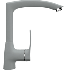 Смеситель для кухни Ulgran U-005 (342) графитовый,