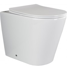 Унитаз приставной Ceramicanova Highlight Rimless CN1812 с микролифтом, безободковый