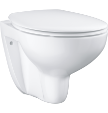 Унитаз подвесной Grohe Bau Ceramic 39351000 безободковый, альпин-белый