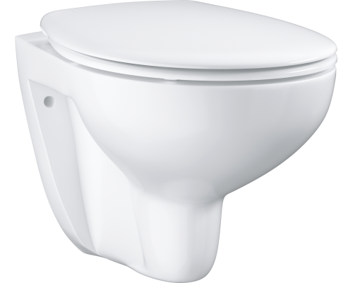 Унитаз подвесной Grohe Bau Ceramic 39351000 безободковый, альпин-белый