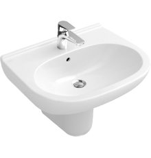 Раковина Villeroy   Boch O.Novo 51606001 alpin с полупьедесталом