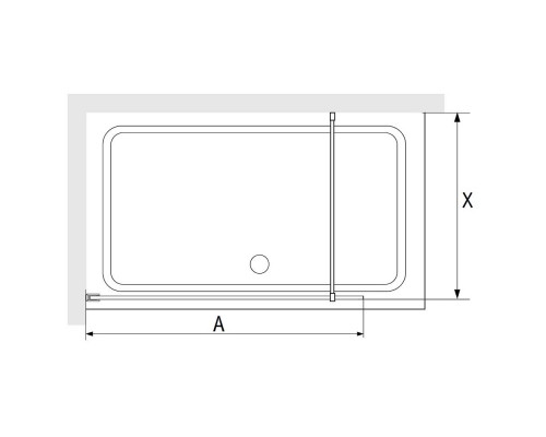 Душевая перегородка RGW WA-012B 900