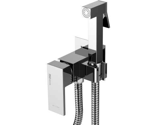 Гигиенический душ Wasserkraft A71138 со смесителем, С ВНУТРЕННЕЙ ЧАСТЬЮ, хром