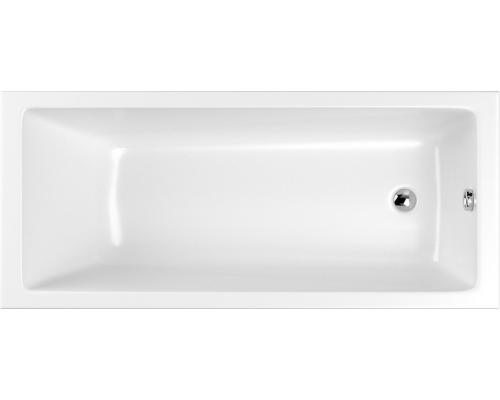 Акриловая ванна WHITECROSS Wave 160x70 см, с каркасом