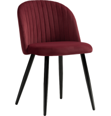 Стул Woodville Gabi 1 wine red, ножки black