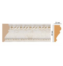 Молдинг DECOMASTER 161-40 ДМ (60*22*2400 мм)