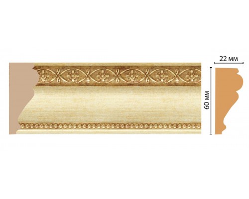 Молдинг DECOMASTER 161-933 ДМ (60*22*2400 мм)