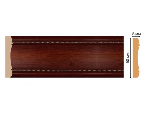 Молдинг DECOMASTER 185-52 (60*8*2400мм)