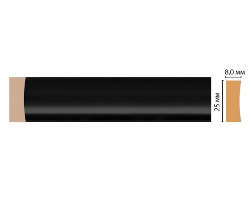 Молдинг DECOMASTER D046-195 (25*8*2400мм)