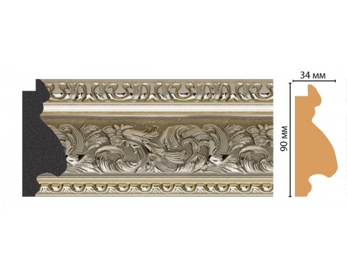 Багет DECOMASTER FM28-1 (90*34*2850мм)